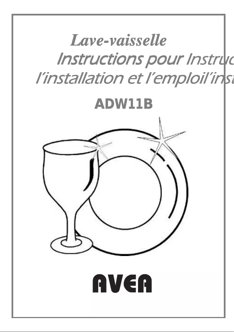 First page image of the manual for ADW11B