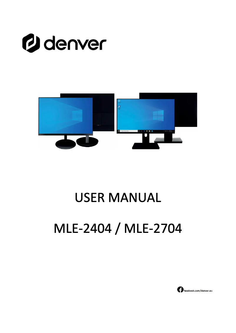 First page image of the manual for MLE-2704