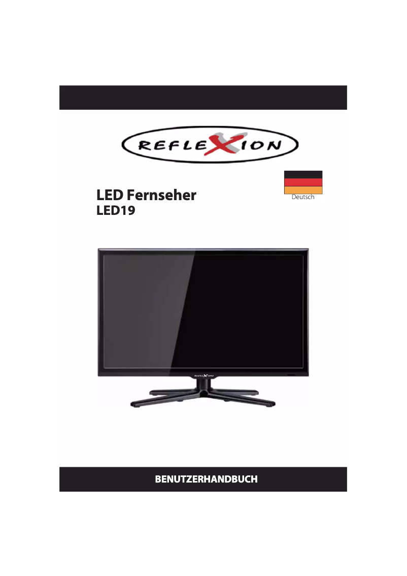 First page image of the manual for LED 19