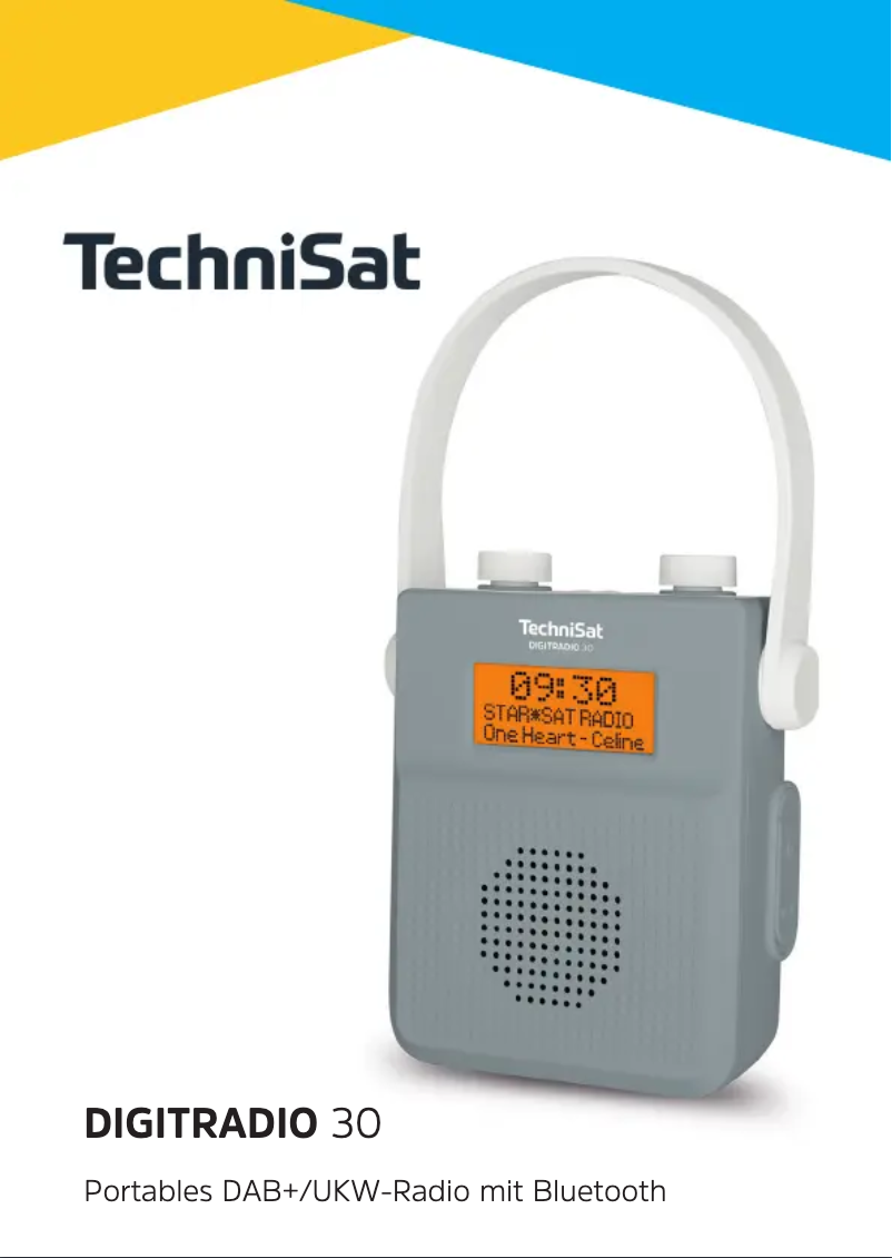 Page 1 of the manual User Manual TechniSat DigitRadio 30