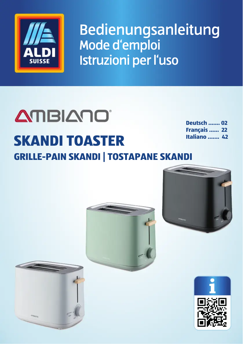 Page 1 of the manual User Manual Ambiano GT-TSD-EDS-11