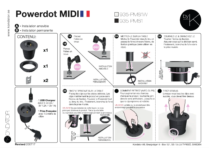 Page 1 of the manual User Manual Kondator 935-PM81
