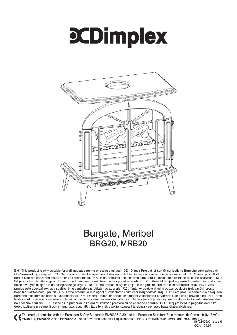 First page image of the manual for MRB20