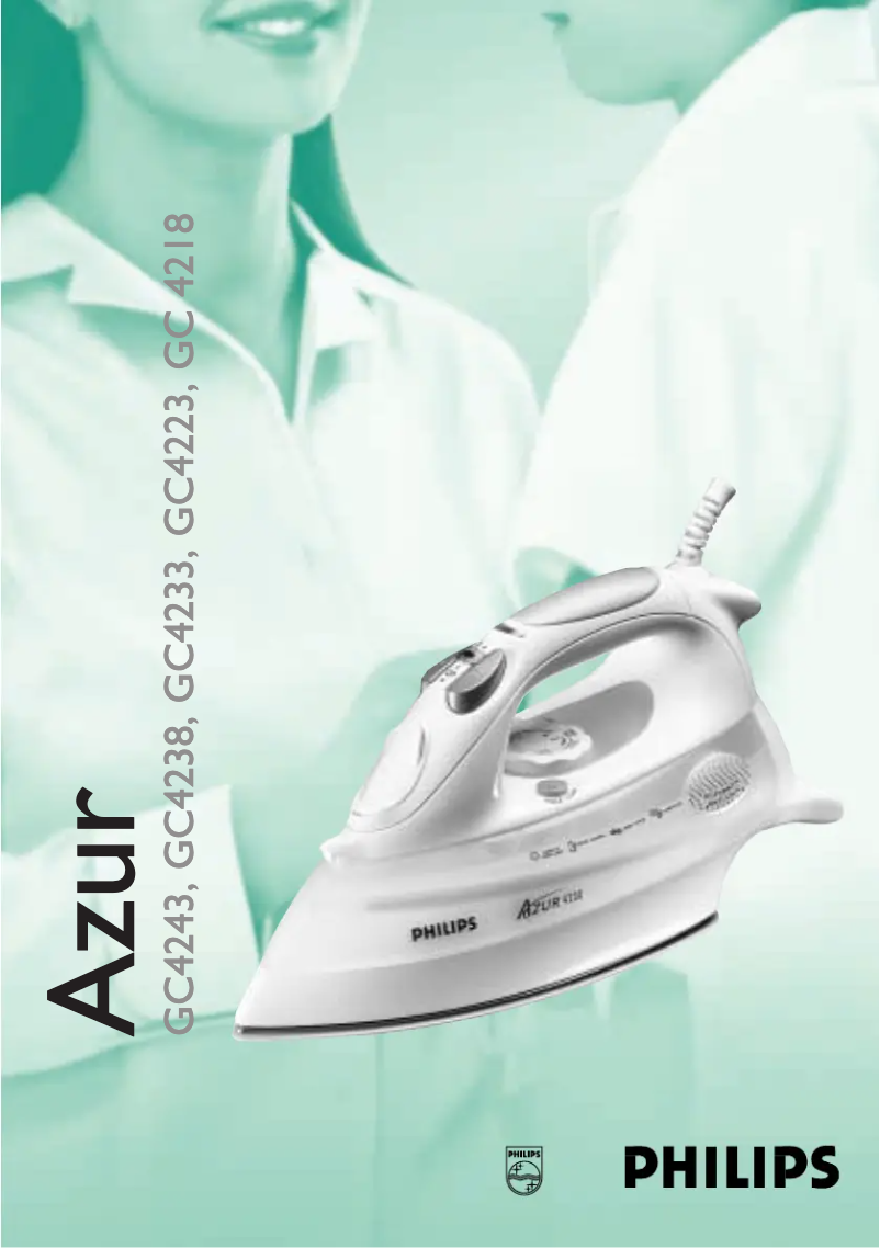 First page image of the manual for Azur GC4219