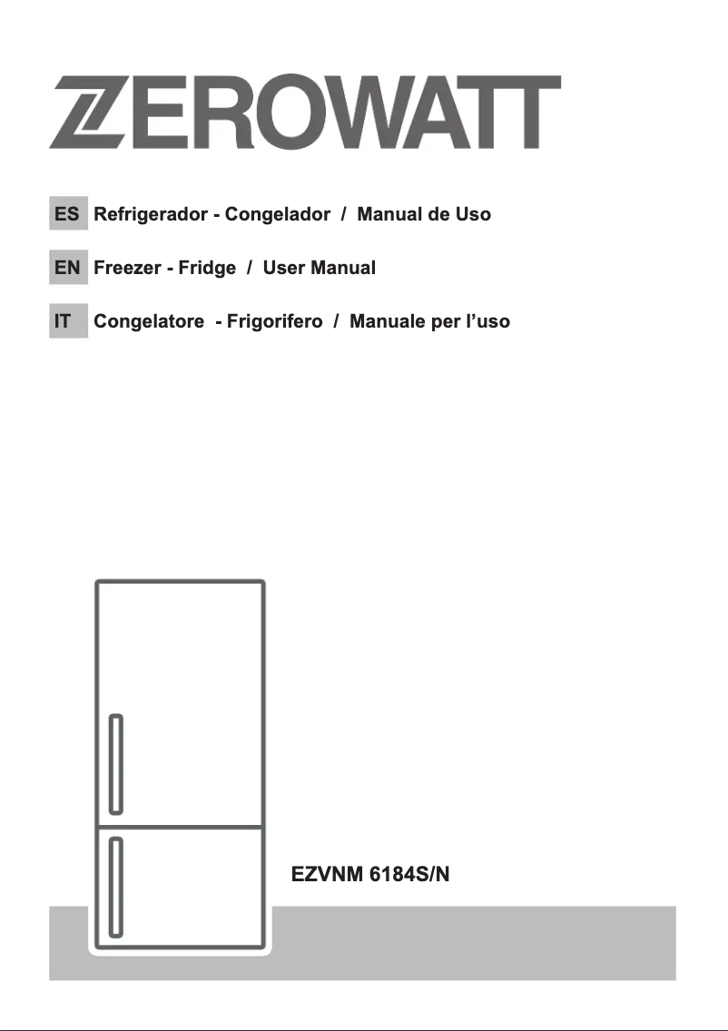 First page image of the manual for EZVNM 6184SN