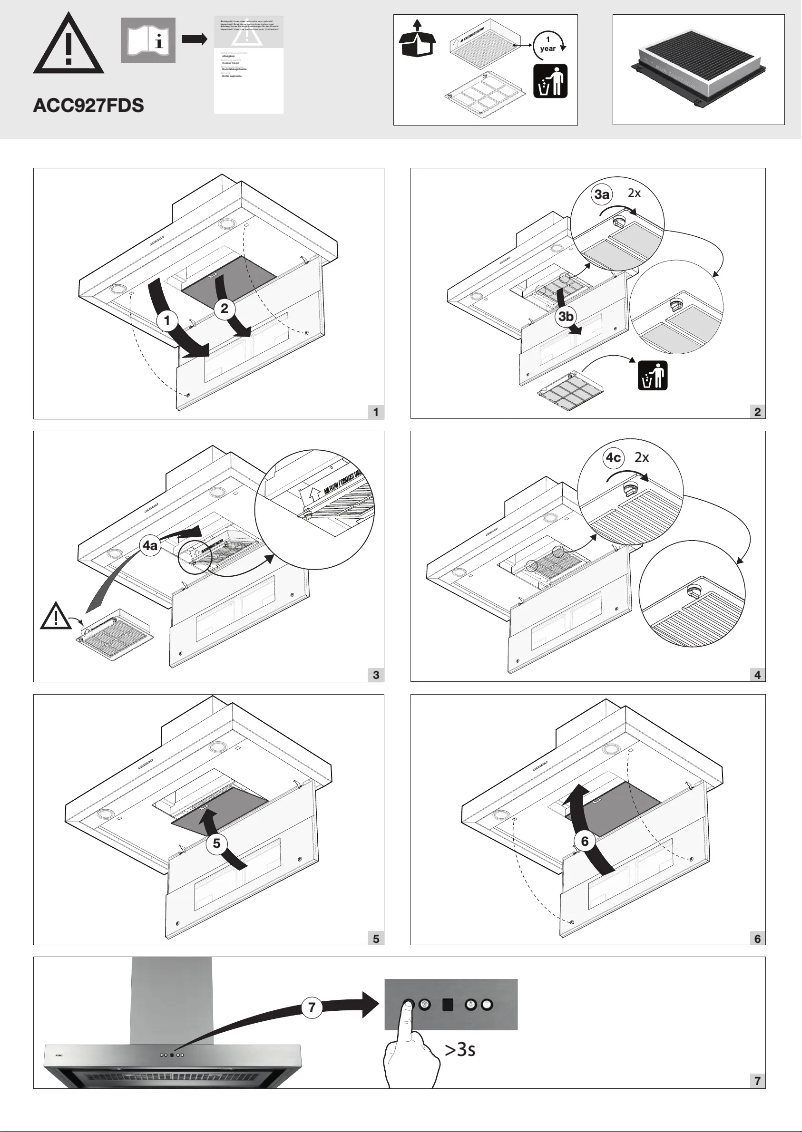 First page image of the manual for HF3001