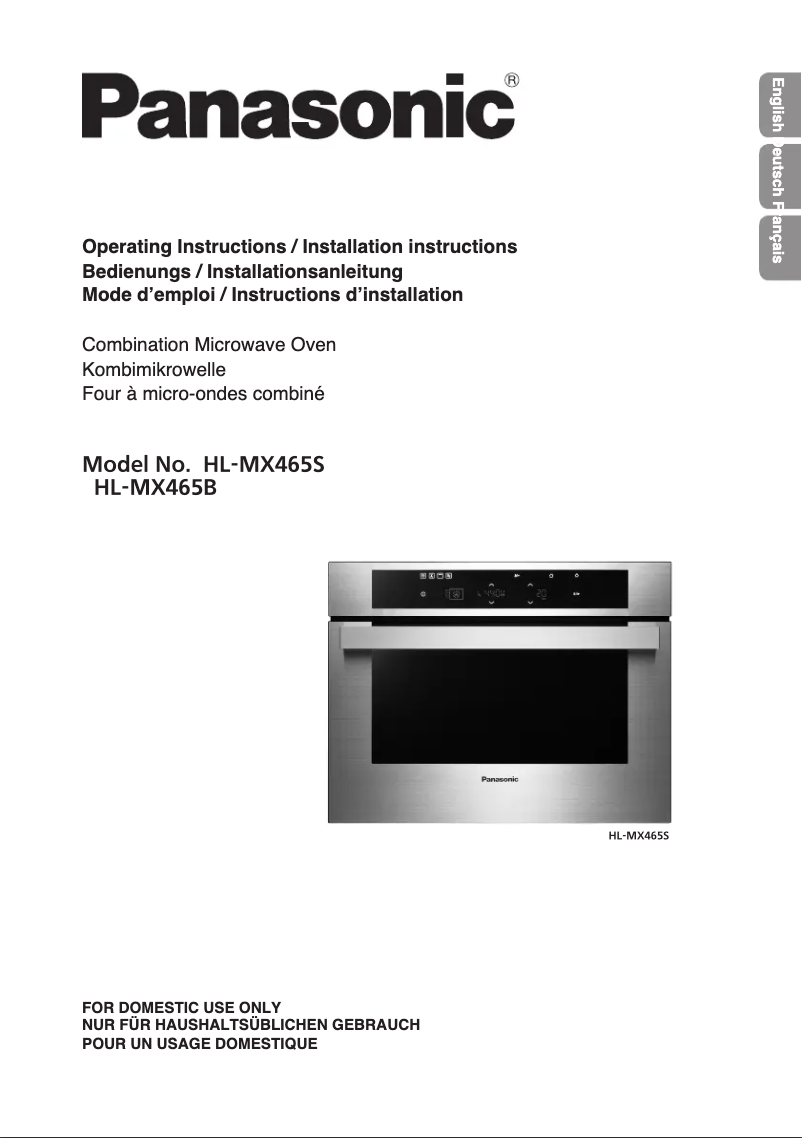 First page image of the manual for HL-MX465