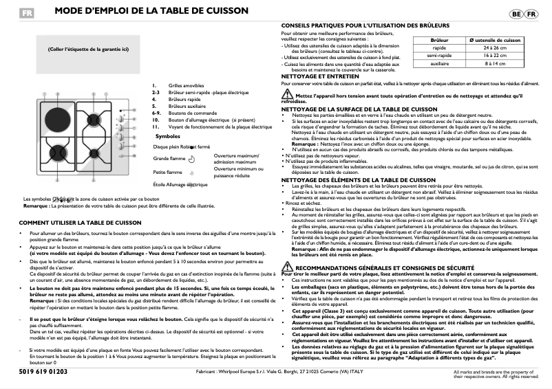 First page image of the manual for AKM261NB