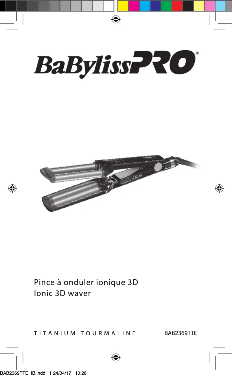 Page 1 of the manual User Manual BaByliss BAB2369TTE