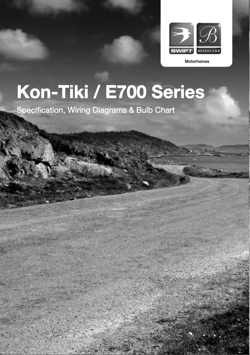 Page 1 of the manual User Manual Swift Kon-Tiki E700 (2012)