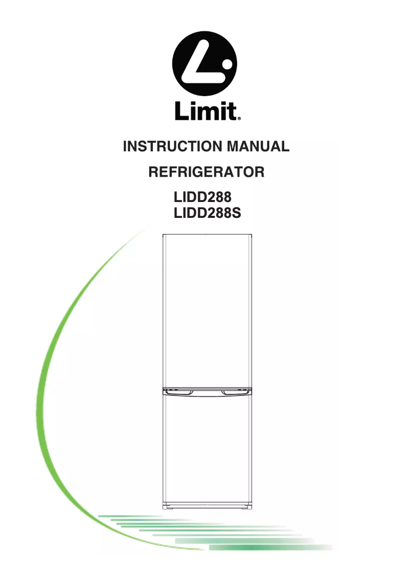 Page 1 of the manual User Manual Limit LIDD288S