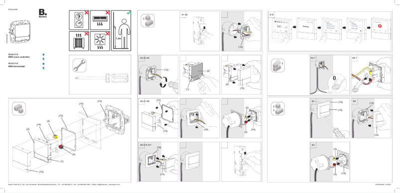 Page 1 of the manual User Manual Berker 80440100