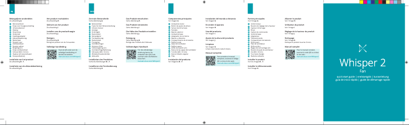 Page 1 of the manual User Manual Duux Whisper 2