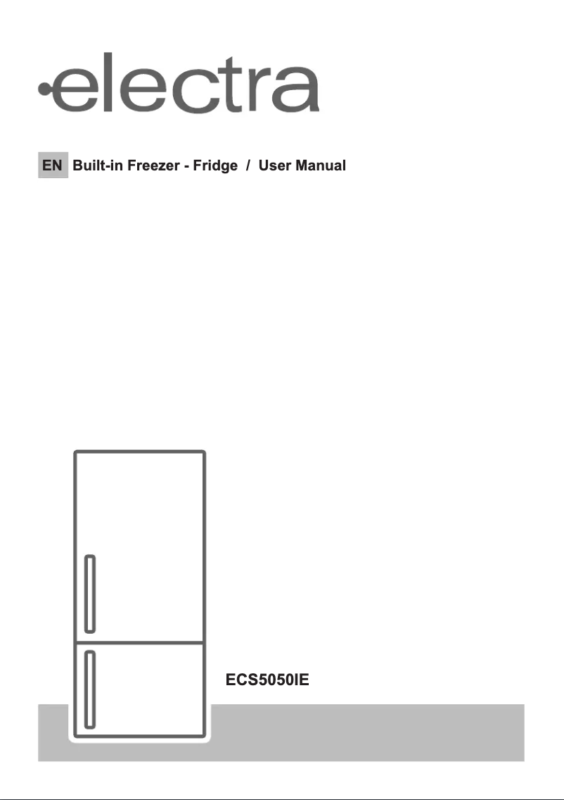 First page image of the manual for ECS5050IE