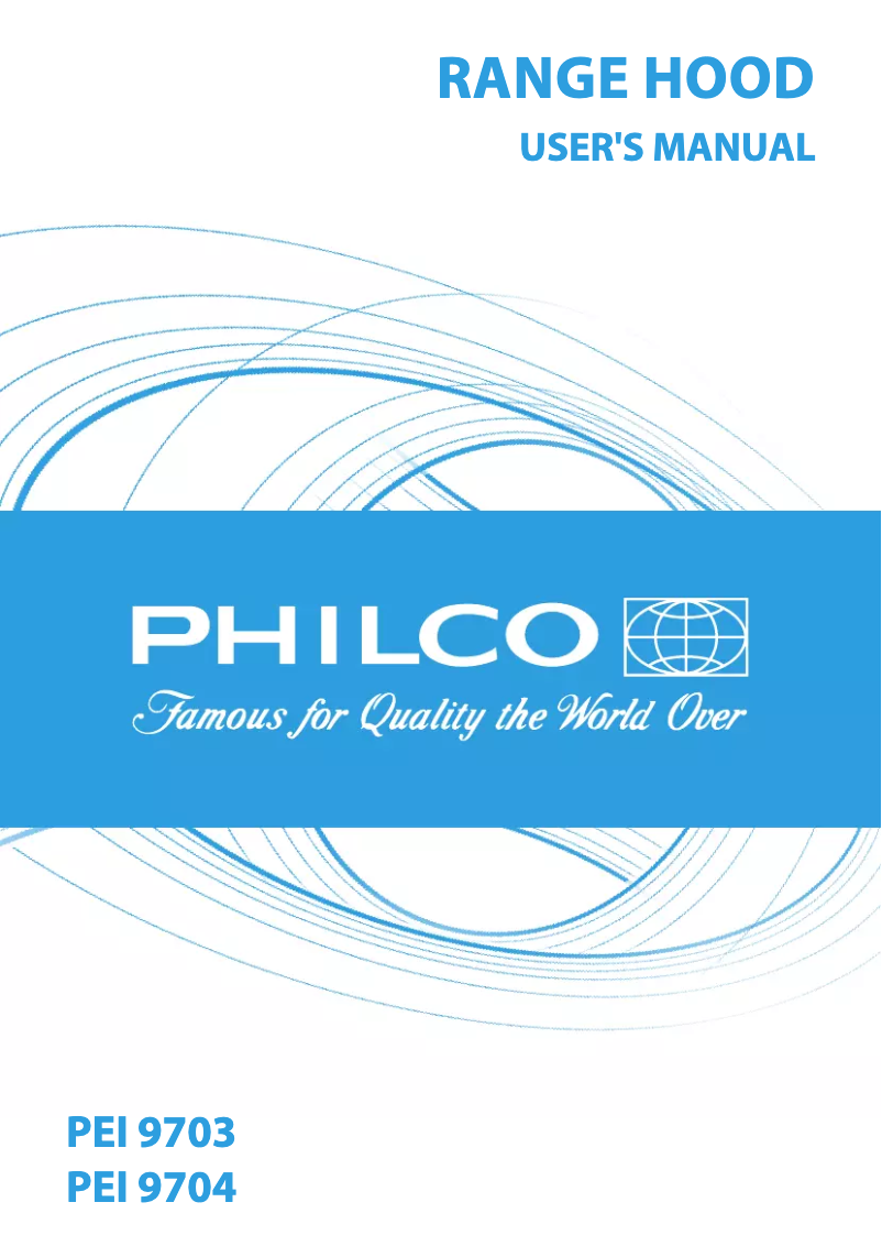 Page 1 of the manual User Manual Philco PEI 9704