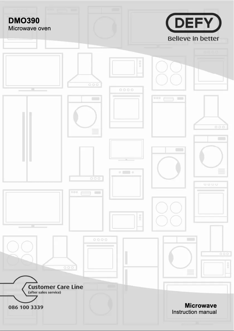 First page image of the manual for DMO390