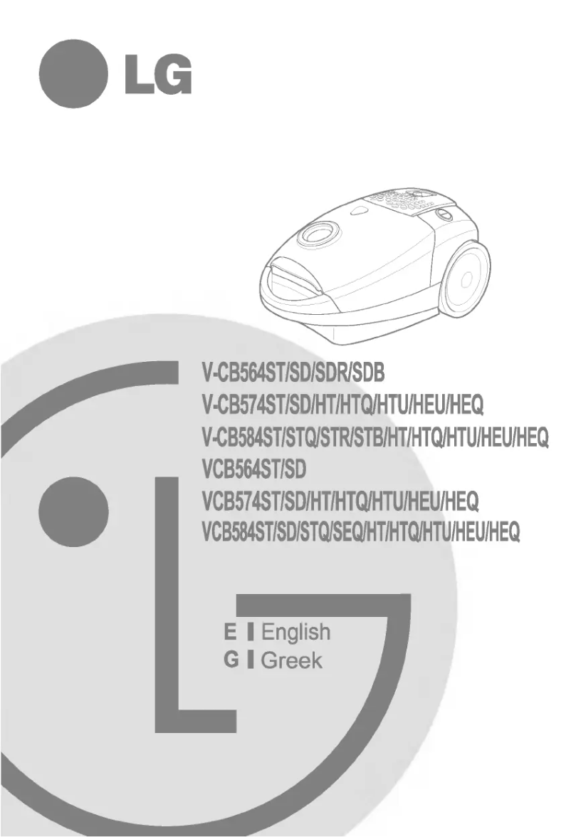 First page image of the manual for V-CB584STR