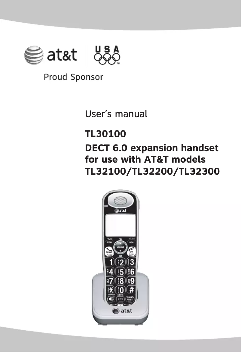 First page image of the manual for TL30100