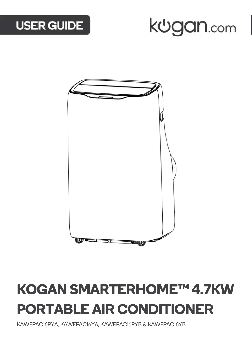 Page 1 of the manual User Manual Kogan KAWFPAC16PYA