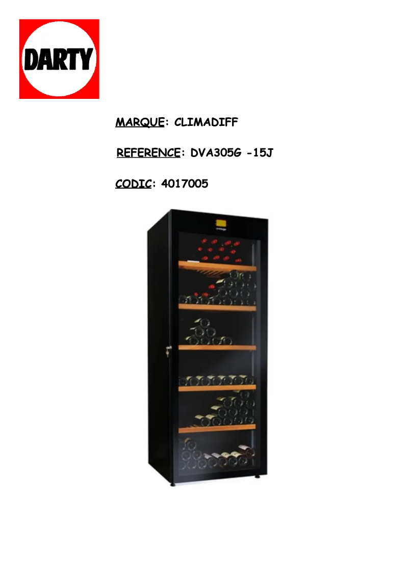 Page 1 of the manual User Manual Avintage DVA305G