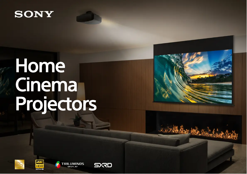 Page 1 of the manual Brochure Sony VPL-VW885ES