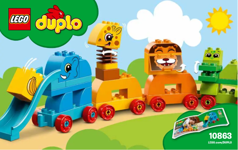 Page 1 of the manual User Manual Lego Duplo 10863