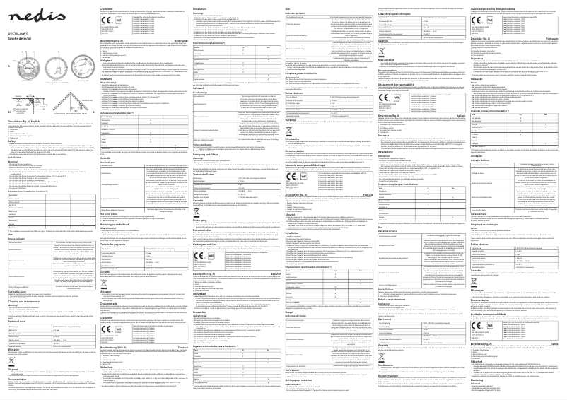 First page image of the manual for DTCTSL30WT