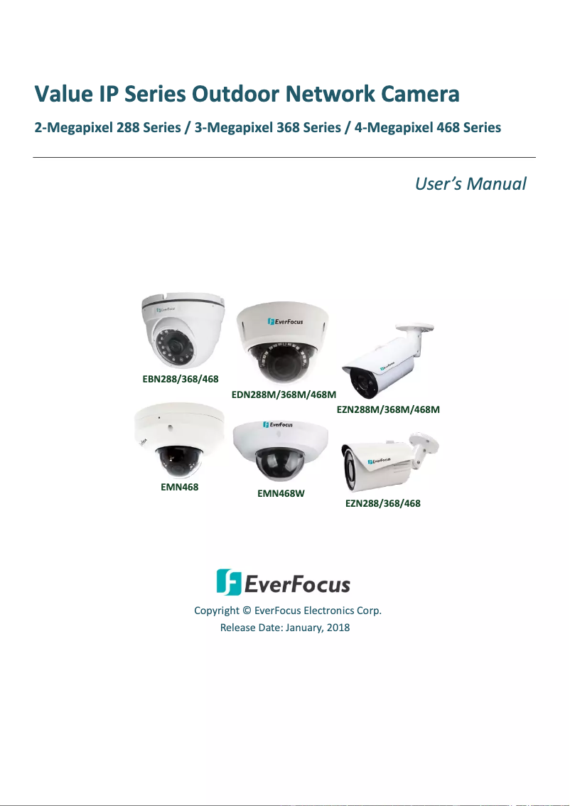 First page image of the manual for EZN468ME