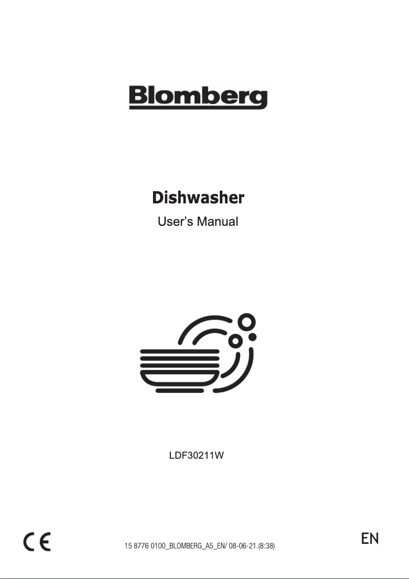 First page image of the manual for LDF30211W