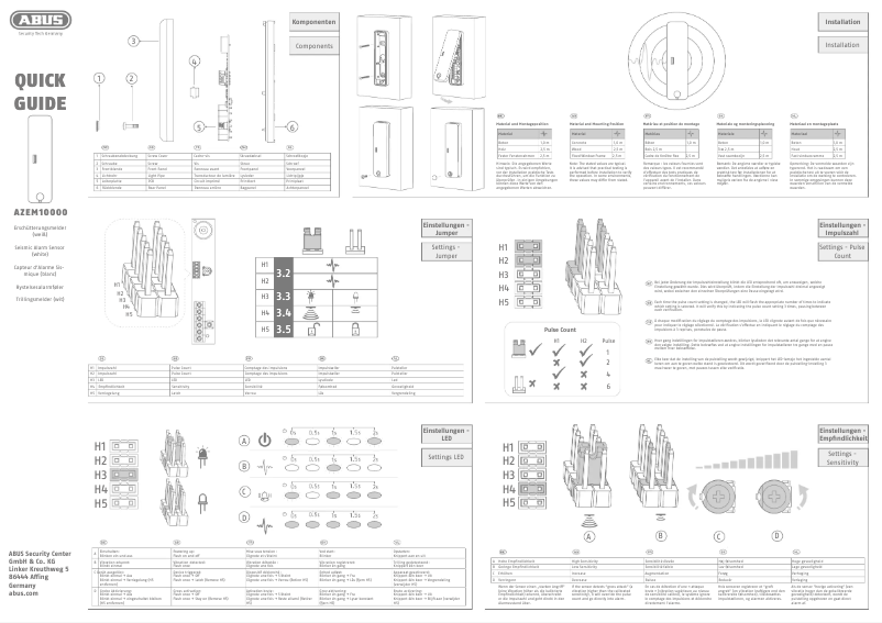 First page image of the manual for AZEM10000