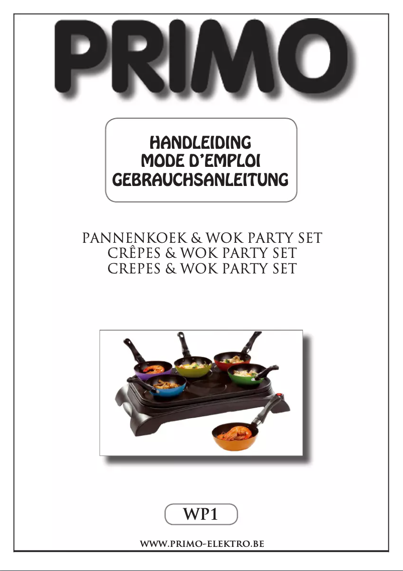 First page image of the manual for WP1