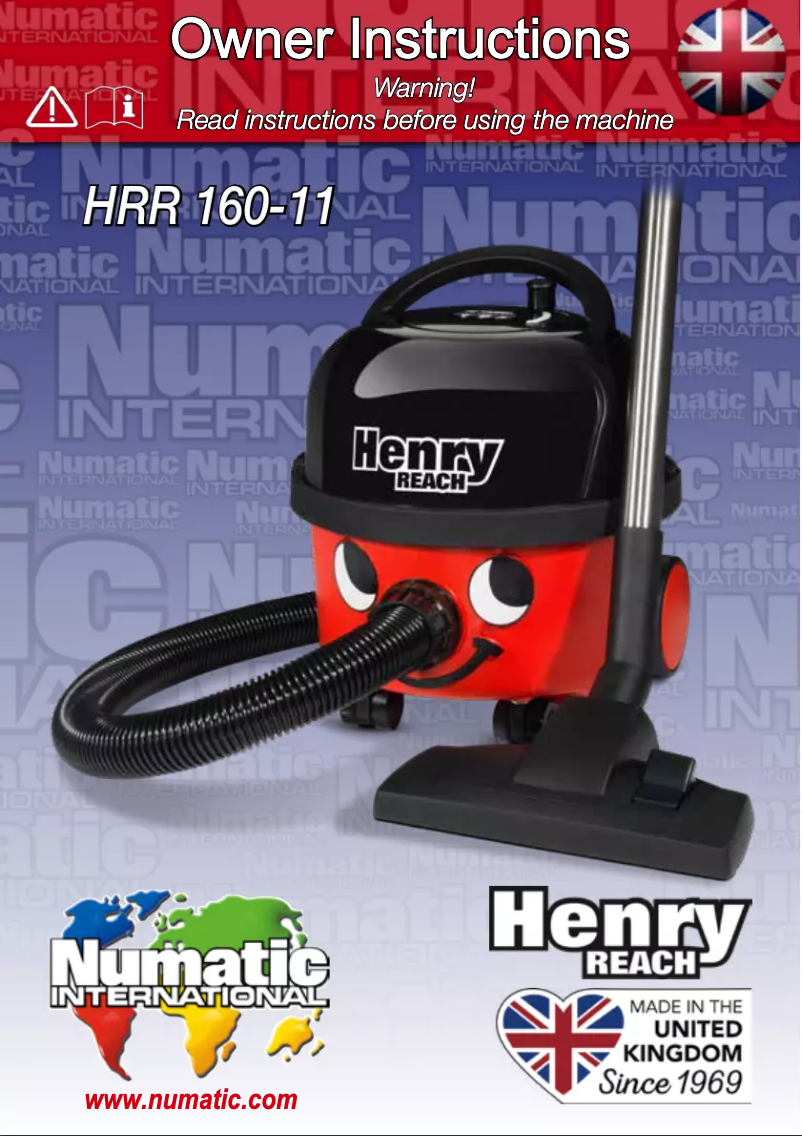 First page image of the manual for Henry HRR 160-11