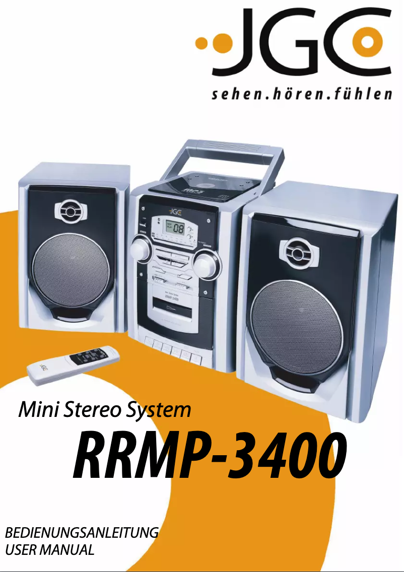 First page image of the manual for RRMP-3400