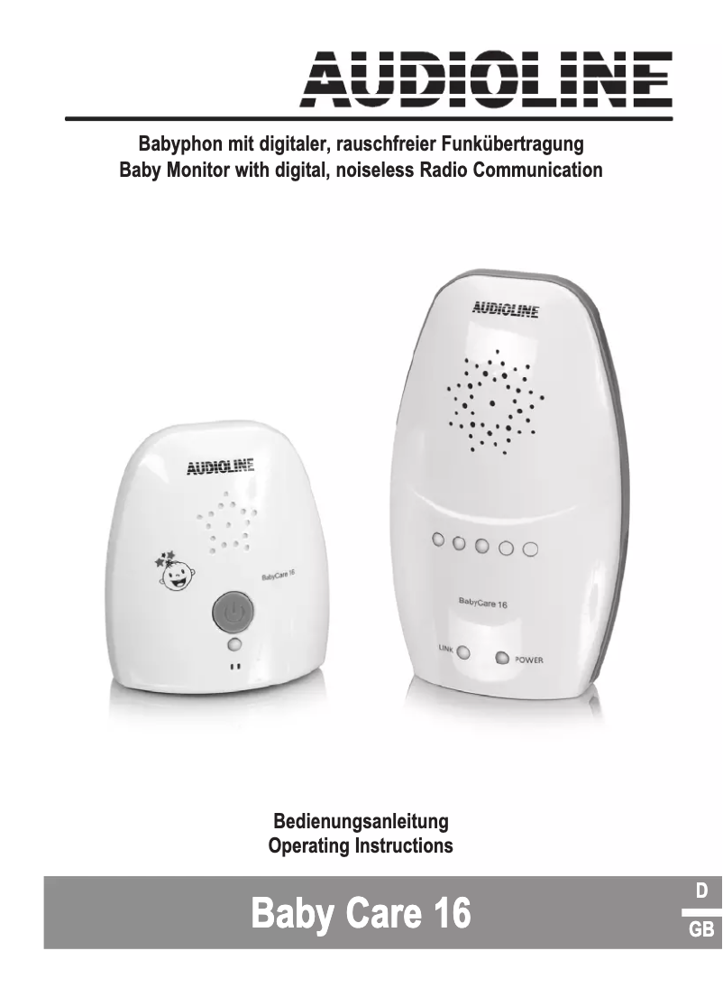 First page image of the manual for Baby Care 16