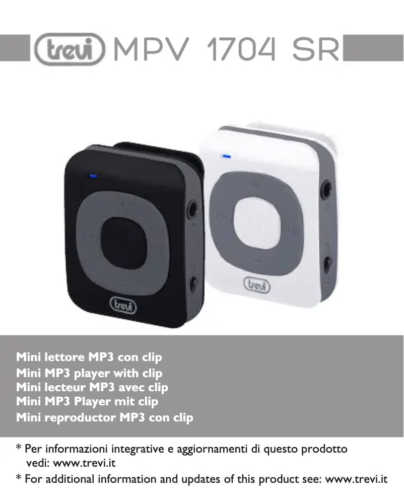 Image de la première page du manuel de l'appareil MPV 1704 SR