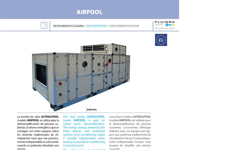 First page image of the manual for Airpool