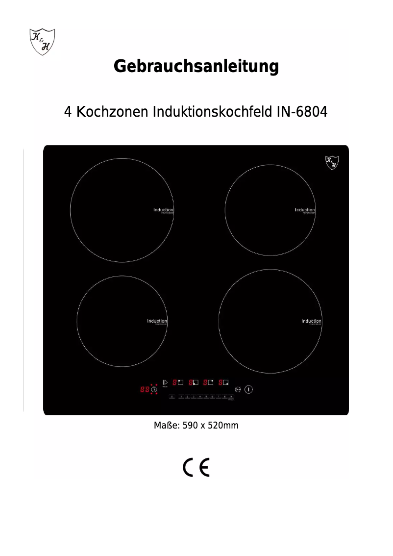 Page 1 of the manual User Manual K&H IN-6804