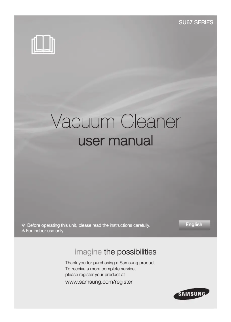 First page image of the manual for SU6760