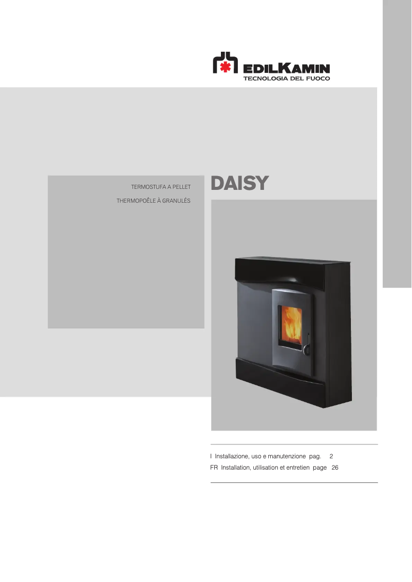 First page image of the manual for DAISY