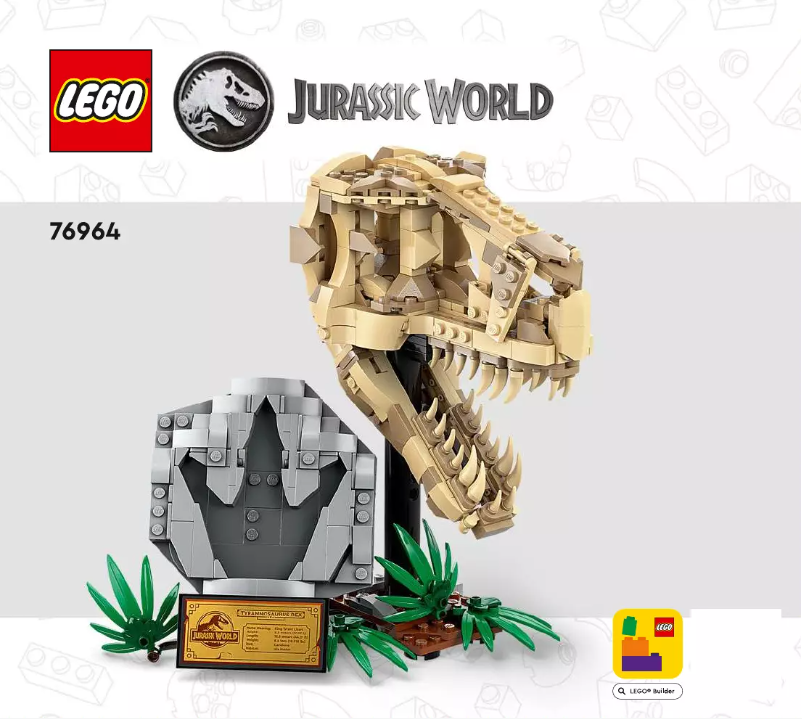 Page 1 of the manual User Manual Lego Jurassic World 76964