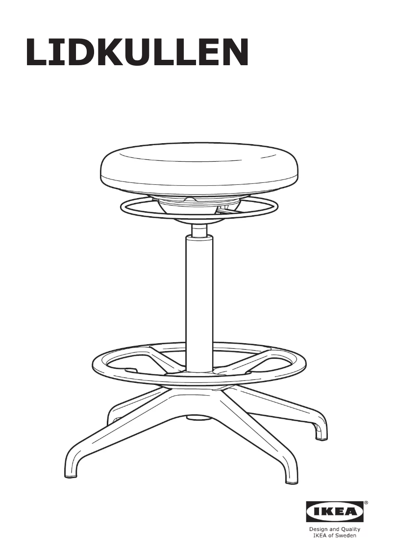 First page image of the manual for LIDKULLEN