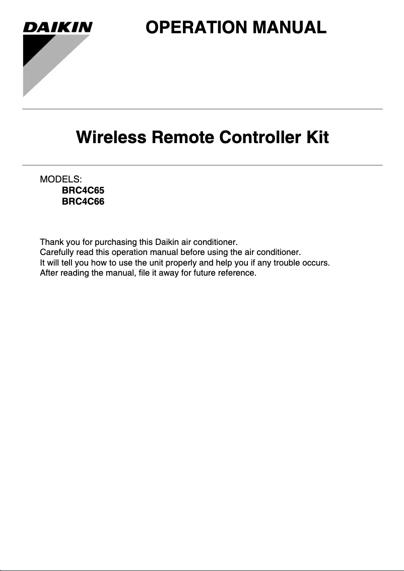 First page image of the manual for FDXS35F2VEB