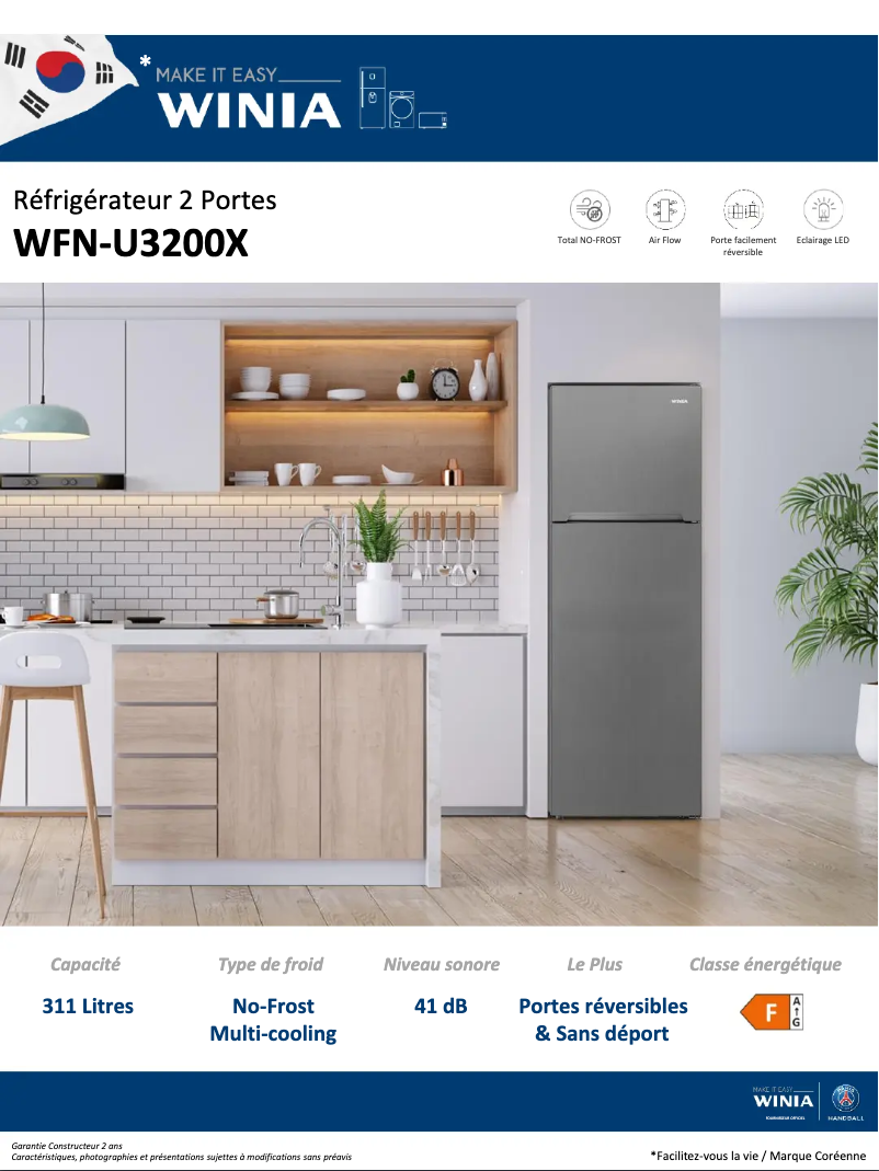 First page image of the manual for WFN-U3200X