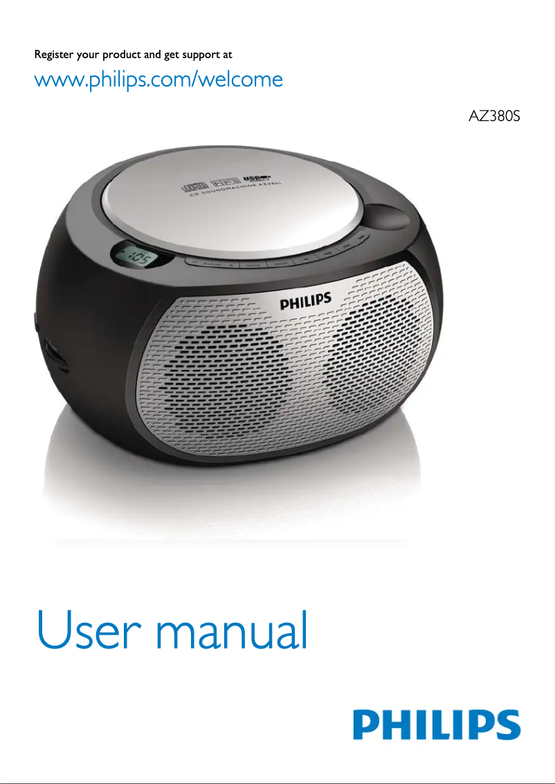 First page image of the manual for AZ380S