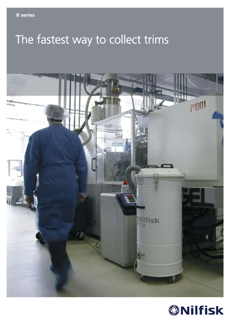 Page 1 of the manual Brochure Nilfisk R305