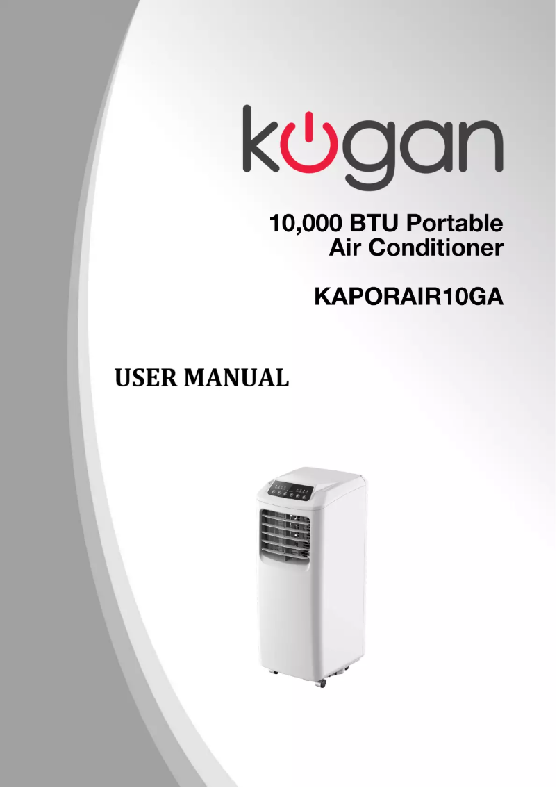 Page 1 of the manual User Manual Kogan KAPORAIR14GA