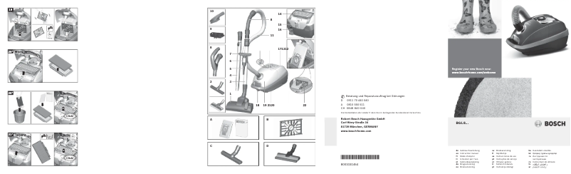 Page 1 of the manual User Manual Bosch BGL8440 LABL