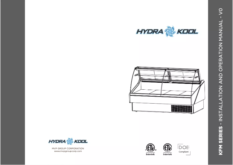 First page image of the manual for KFM-SC-100-S