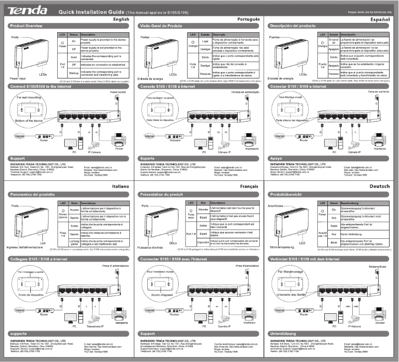 First page image of the manual for S105V10