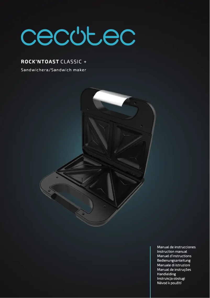 First page image of the manual for Rock'nToast Classic +